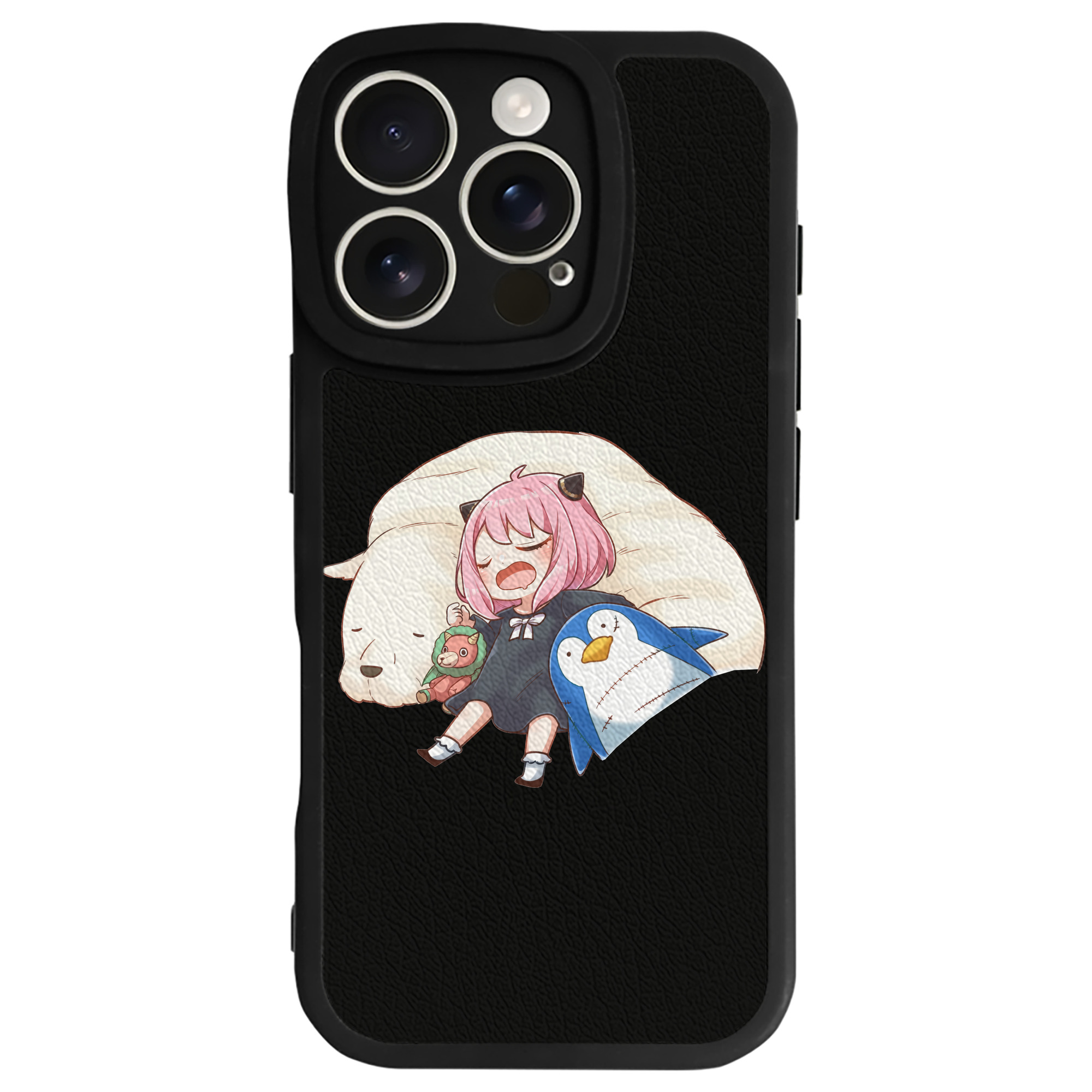 （画像用） SPY×FAMILY间谍家家酒 【iPhone 16シリーズ対応】シリコンスマホケース（レザー調） 材質：シリコン